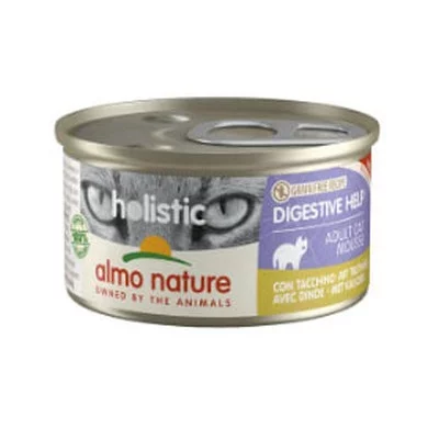 Almo Nature Holistic Functional Cat, вологий корм для котів з чутливим травленням, 85 гр