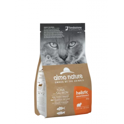 Almo Nature Holistic Cat для дорослих котів з тунцем і лососем