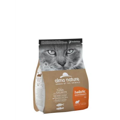 Almo Nature Holistic Cat для дорослих котів з тунцем і лососем