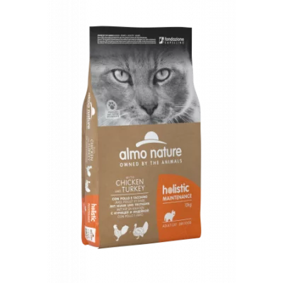 Almo Nature Holistic Cat для дорослих котів з куркою і ідичкою