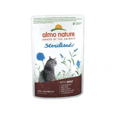 Almo Nature Holistic Functional Cat, для стерилізованих котів, пауч, 70 г