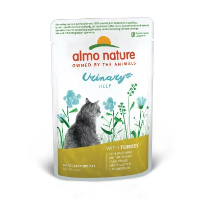 Almo Nature Holistic Functional Cat,  для профілактики сечокам'яної хвороби, пауч, 70 г