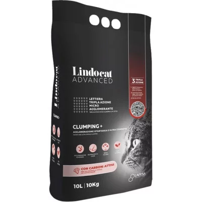 Lindocat Наповнювач бентонітовий  Advanced Clumping + Active Carbon