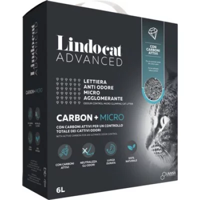 Lindocat Наповнювач бентонітовий  Advanced Active Plus Carbon + Micro (box)