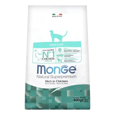 Monge Cat Hairball з куркою сухий корм для котів