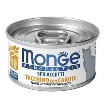 Monge Cat Monoprotein Вологий корм для котів, м'ясні пластівці
