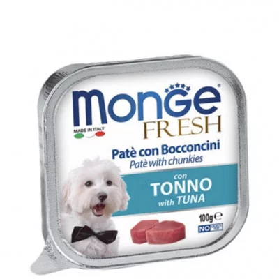 Monge Dog Wet FRESH - паштет з м'ясними шматочками 100г