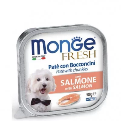 Monge Dog Wet FRESH - паштет з м'ясними шматочками 100г