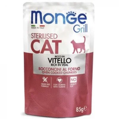 Monge Cat GRILL Wet Sterilised