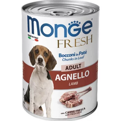 Monge Dog Fresh Adult Lamb Консерва для собак 400гр