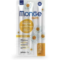 Monge Gift Cat Kitten Ласощі для кошенят 3 стіки, 15 гр.