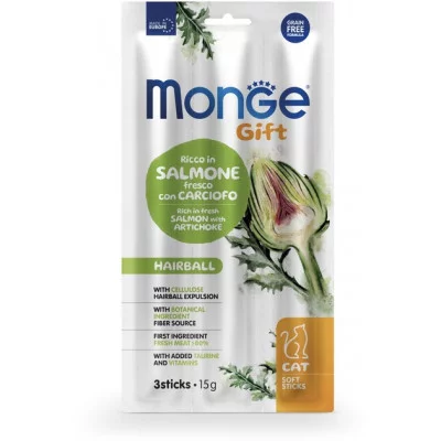 Monge Gift Cat Ласощі для котів 3 стіки, 15 гр