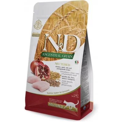 Farmina CAT  N&D Low Grain NEUTERED CHICKEN ADULT