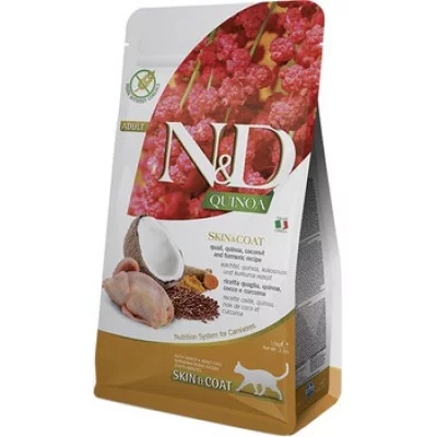 Farmina CAT  N&D  Quinoa Skin&Coat ADULT