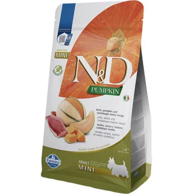 Farmina  DOG  N&D Grain Free PUMPKIN DUCK & CANTALOUPE ADULT MINI