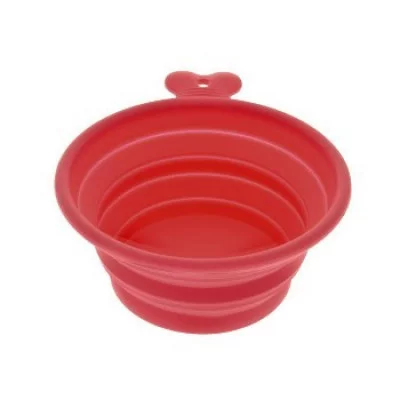 Ferribiella Миска складна силіконова, червона, 22 см