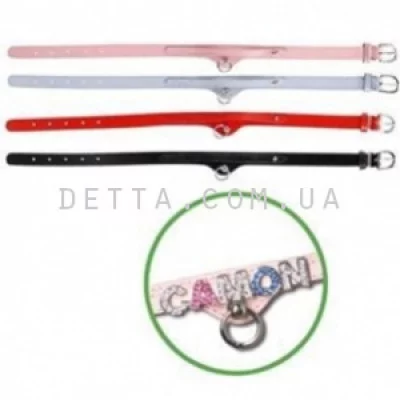 Camon Name шкіряний Нашийник, ширина 12 мм, довжина 300 мм