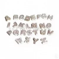 Camon Буква на нашийник, біла В