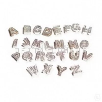 Camon Буква на нашийник, біла В