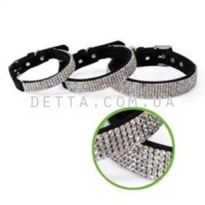 Camon Нашийник для собак вельветовий з прикрасою