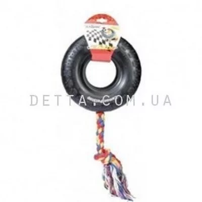 Camon Іграшка гумова Шина з канатом