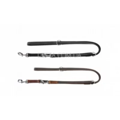 Camon Повідець для собак шкіряний з перестежкою 19мм*2000мм