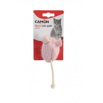 Іграшка CAMON Миша з хвостом мотузкою, поліестер