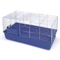 Клітка для кроля BALDO 100, хром 100x53x46см синій піддон