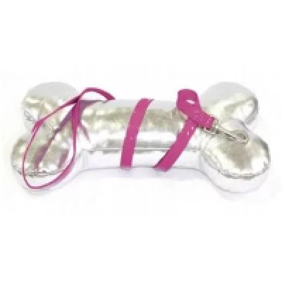 Повідець LEATHERETTE, рожевий лак, кожзам/нейлон, 120х1см (3шт/уп)