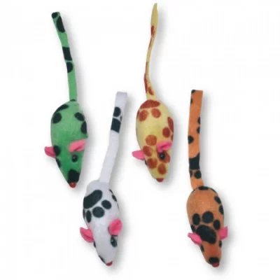 Іграшка для котів CROCI Миша колір. 4,5 см, 160шт / уп (ціна за 1шт) *