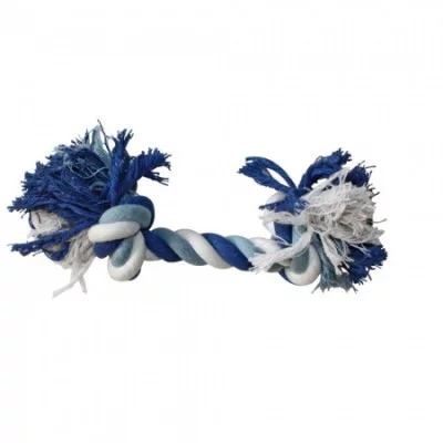 Іграшка для соб. CROCI канат грейфер з вузлами, синій, 20см (ціна за 1шт) *