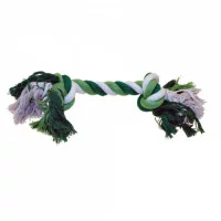 Іграшка для соб. CROCI канат грейфер з вузлами, зелений 35,5..