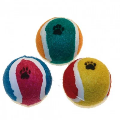 Іграшка для котів CROCI Тенісний м'ячик з лапкою, 4,5 см
