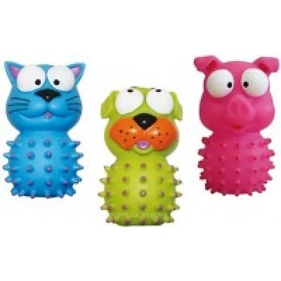 Іграшка для соб. CROCI Фігурка з масажером для зубів, вініл, пищалка, 14 см