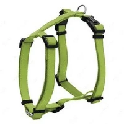 GLOSSY H, Шлея салатова, кожзам/нейлон, 1,5/46x66см