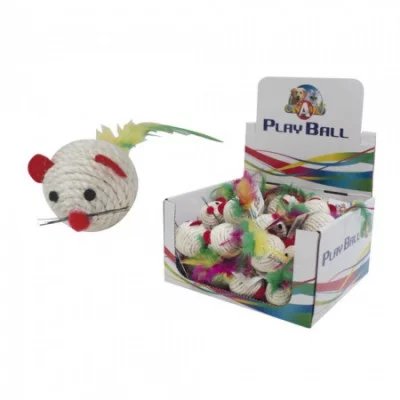 Іграшка для котів CROCI Миша Ріо, 4,5 см, 40шт / уп +