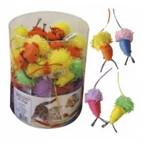 Іграшка для котів CROCI Миша-балерина. 6см, 40шт / уп (ціна ..
