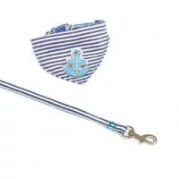 Набір нашийник+повідець+бандана  BANDANA SAILOR (0,8 х 120см..