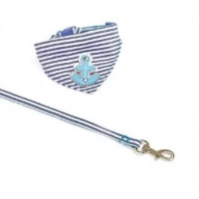 Набір нашийник+повідець+бандана  BANDANA SAILOR (0,8 х 120см)