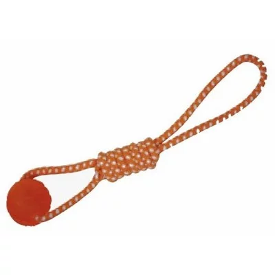 Іграшка для соб. CROCI Вибуховою кулю на вузловий мотузці, помаранчевий, 41х6см