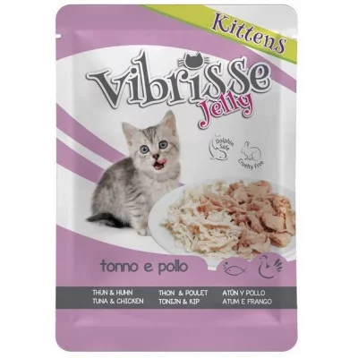 VIBRISSE JELLY Пауч для кошенят в желе, 70г