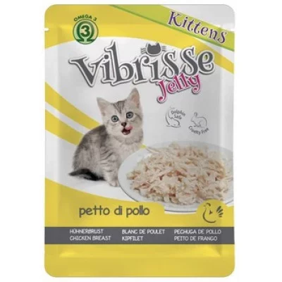VIBRISSE JELLY Пауч для кошенят в желе, 70г