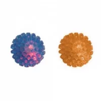 Іграшка для котів CROCI М'яч-їжачок, світиться, 4,5 см