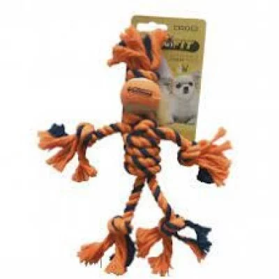 Іграшка для дрібний. соб. CROCI міні канатний чоловічок, зелений, 25см