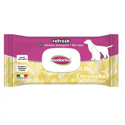 Inodorina  Серветки для очищення бруду з тварин