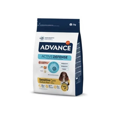 Advance Dog Med/Maxi Sensitive Salmon & Rice для дорослих собак з чутливим травленням лосось і рис