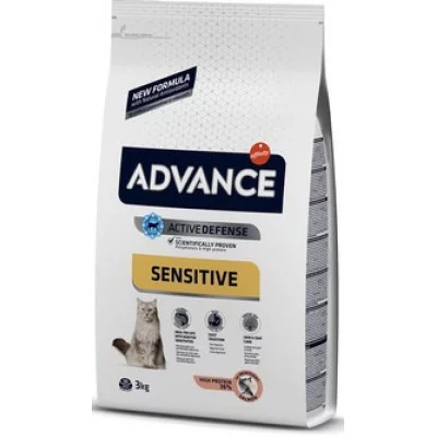 Advance Cat Salmon Sensitive Корм для дорослих котів з лососем