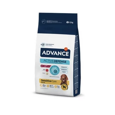 Advance Dog Med/Maxi Sensitive Adult Lamb & Rice Корм для дорослих собак з ягням та рисом