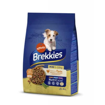 Brekkies Dog Mini Сухий корм для дорослих собак маленьких порід з куркою