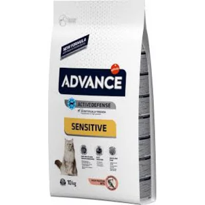 Advance Cat Salmon Sensitive Корм для дорослих котів з лососем